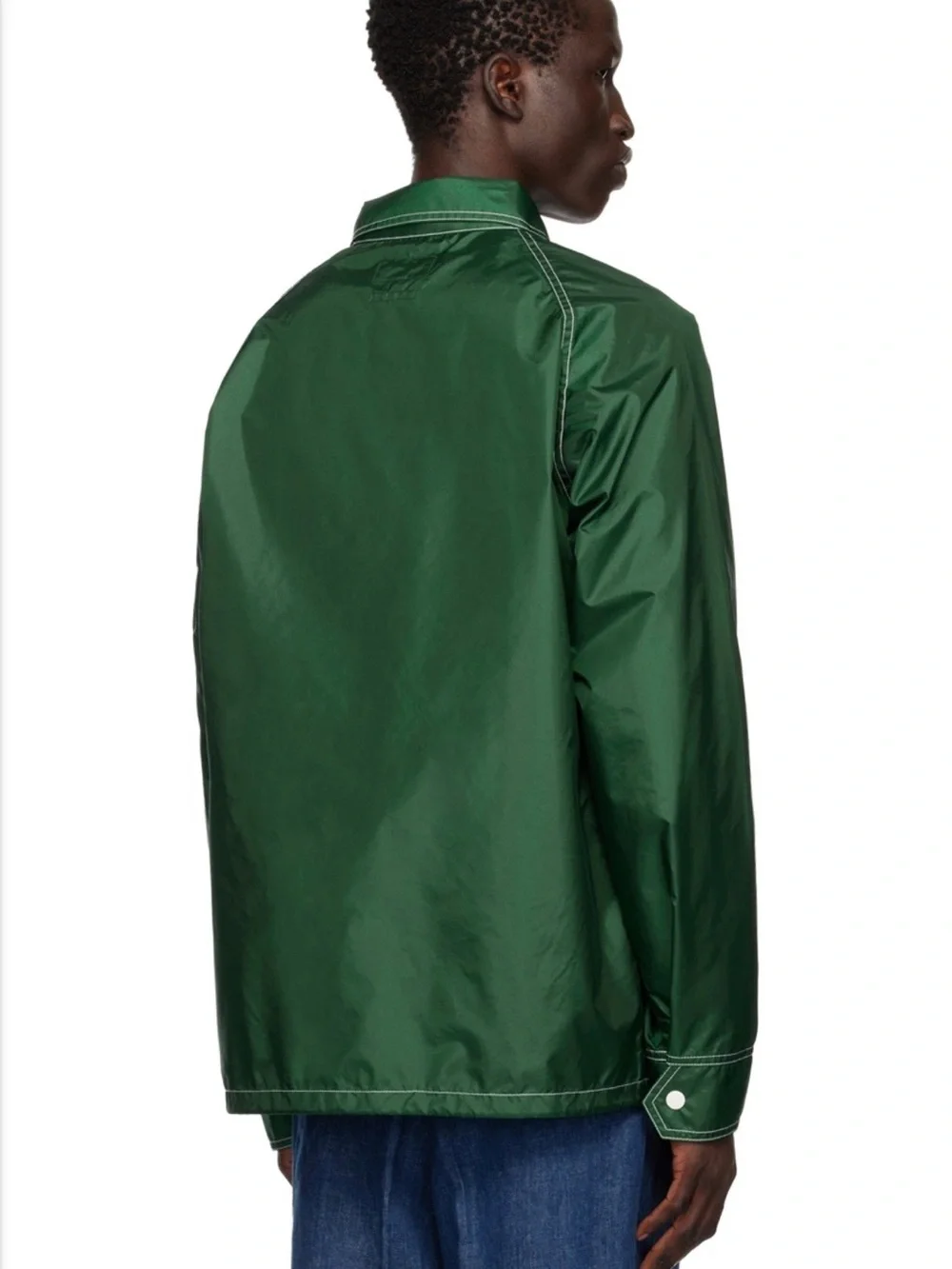 Vintage BEAMS PLUS Green Sports SHT-JAC Jacket